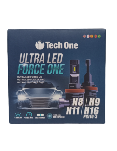KIT ULTRA LED FORCE ONE 12V 6000K H8/...