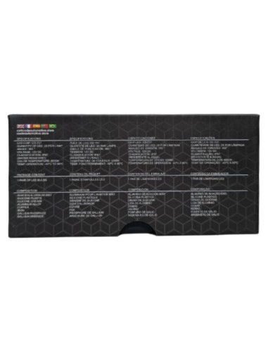 KIT LÂMPADA AUTO LED 12V H7 6000K