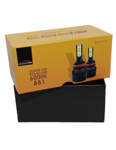 KIT LAMPE LED AUTO 12V 881 6000K KIT LAMPE LED AUTO 12V 881 6000K