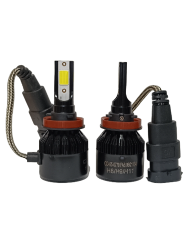 KIT LAMPADE AUTO LED 12V 8000K H8 H9 H11
