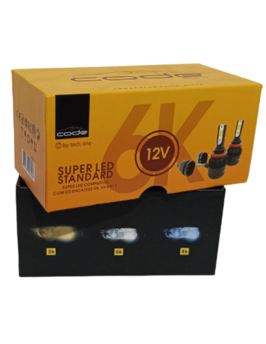 KIT LAMPADE AUTO LED 12V 8000K H8 H9 H11