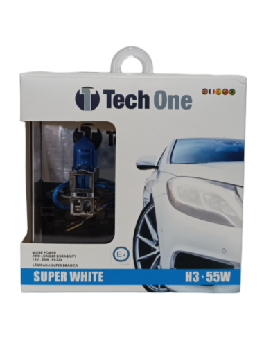 KIT HALOGEN LAMP SUPER WHITE H3 55W