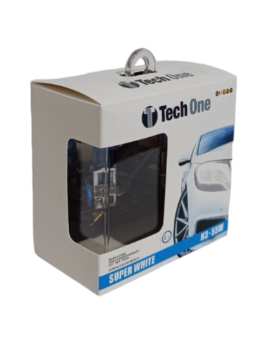 KIT HALOGEN LAMP SUPER WHITE H3 55W