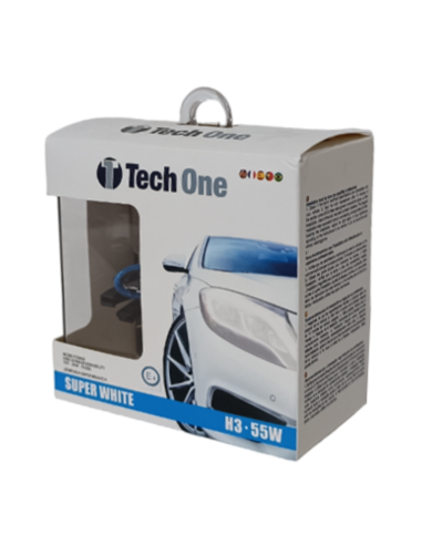 KIT HALOGEN LAMP SUPER WHITE H3 55W