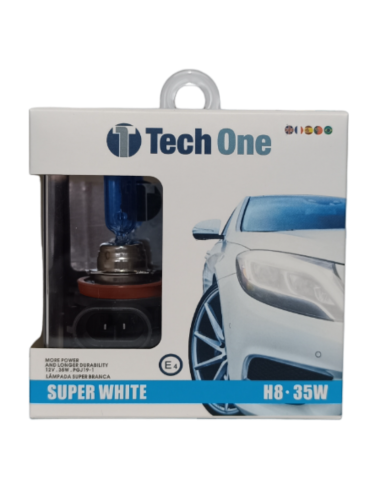 KIT HALOGEN LAMP SUPER WHITE H8 35W