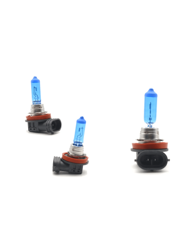 KIT HALOGEN LAMP SUPER WHITE H11 55W