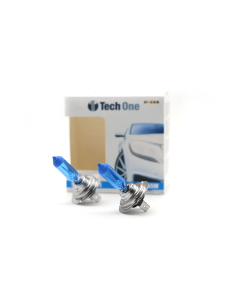 KIT LÂMPADA HALOGÉNEA SUPER BRANCA H7 55W 8500K 2