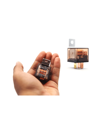 RELÈ CON SUPPORTO 12V 30A - 5PTS