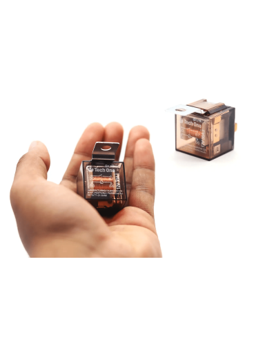 RELAY WITH BRACKET 12V 30A - 4PTS