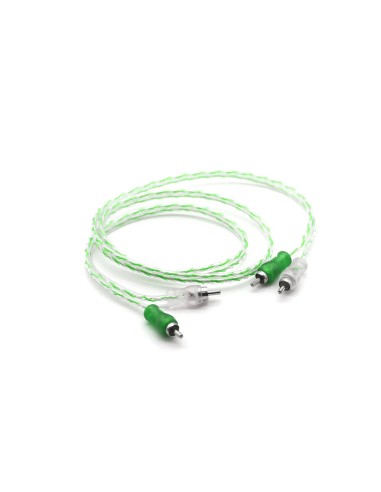 CABLE RCA INYECTADO SVART VERDE/PLATA...