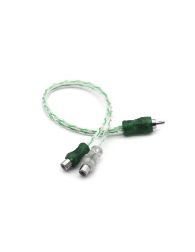CABLE Y INYECTADO VERDE/PLATA 4MM 1M...