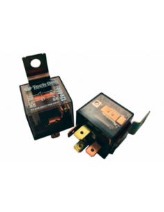 RELÉ AUTO COM SUPORTE 12V 40A - 4 PTS