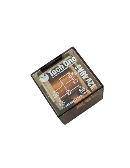 RELÉ AUTO COM SUPORTE 12V 40A - 5PTS