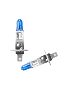 KIT LÂMPADA HALOGÉNEA SUPER BRANCA H1 55W 8500K