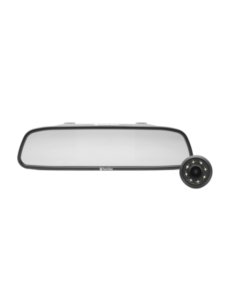 KIT RETROVISOR COM CÂMARA DE MARCHA ATRÁS VISÃO NOTURNA