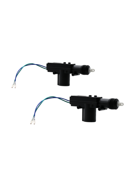 KIT DE TRAVAS ELETRICAS 4 PORTAS E 2 MASTERS C/ PONTA GIRATÓRIA