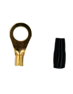 TERMINAL OLHAL 10 AWG PRETO - 8mm