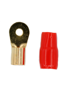 TERMINAL OLHAL 2 AWG VERMELHO - 6mm