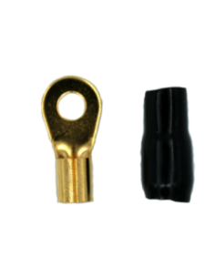 TERMINAL OLHAL 6 AWG PRETO - 6mm