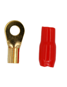 TERMINAL OLHAL 6 AWG VERMELHO - 6mm