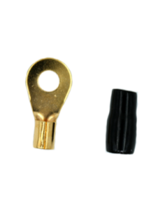 TERMINAL OLHAL 8 AWG PRETO - 6mm