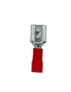 TERMINAL FÊMEA 22 AWG VERMELHO 6mm