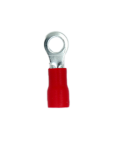 TERMINAL OLHAL 22 ~ 16 AWG VERMELHO - 4mm