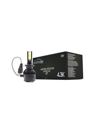 KIT LAMPADA AUTOMÓVEL LED 12V H7 4300K