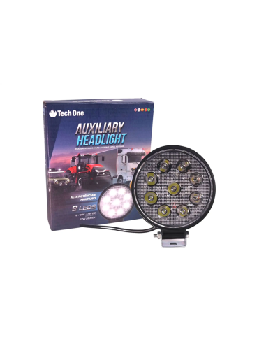 AUXILIARY LED LIGHT 12/24V 6000K 27W...